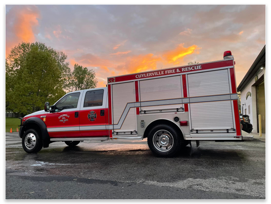 Cuylerville fire truck